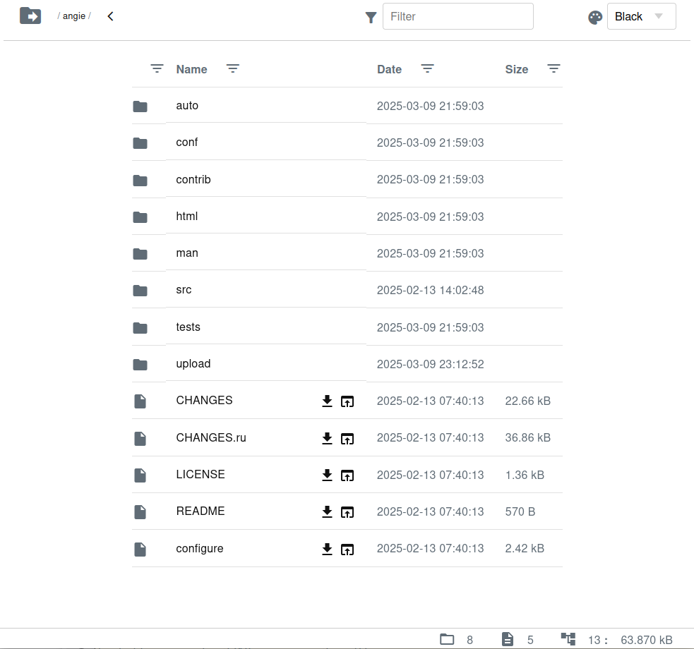 Тема для авто-индекса EthraZa/NGINdeX.io
